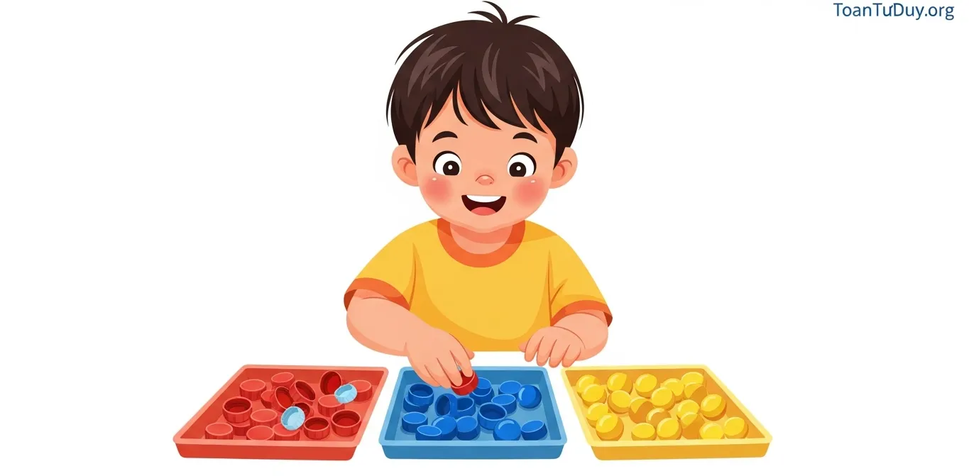 Bé 3 tuổi học Toán tư duy như thế nào? 7 hoạt động đơn giản giúp con học qua chơi