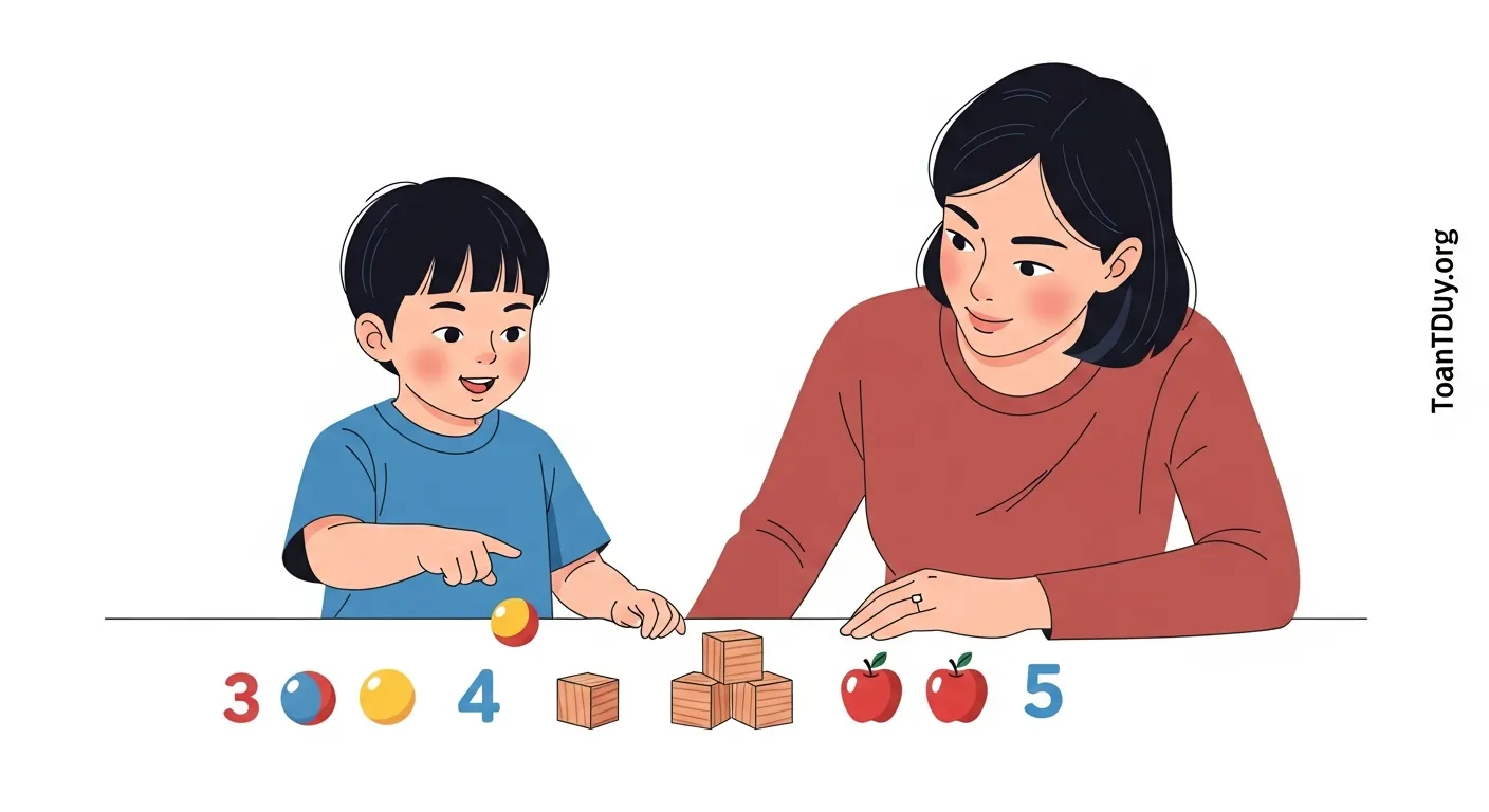 Bé 3 tuổi học Toán tư duy như thế nào? 7 hoạt động đơn giản giúp con học qua chơi