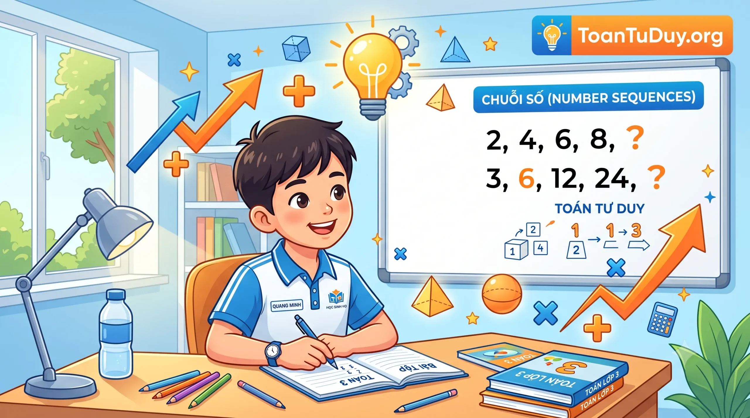 Cách tìm quy luật dãy số cho học sinh tiểu học: 5 bước dễ hiểu