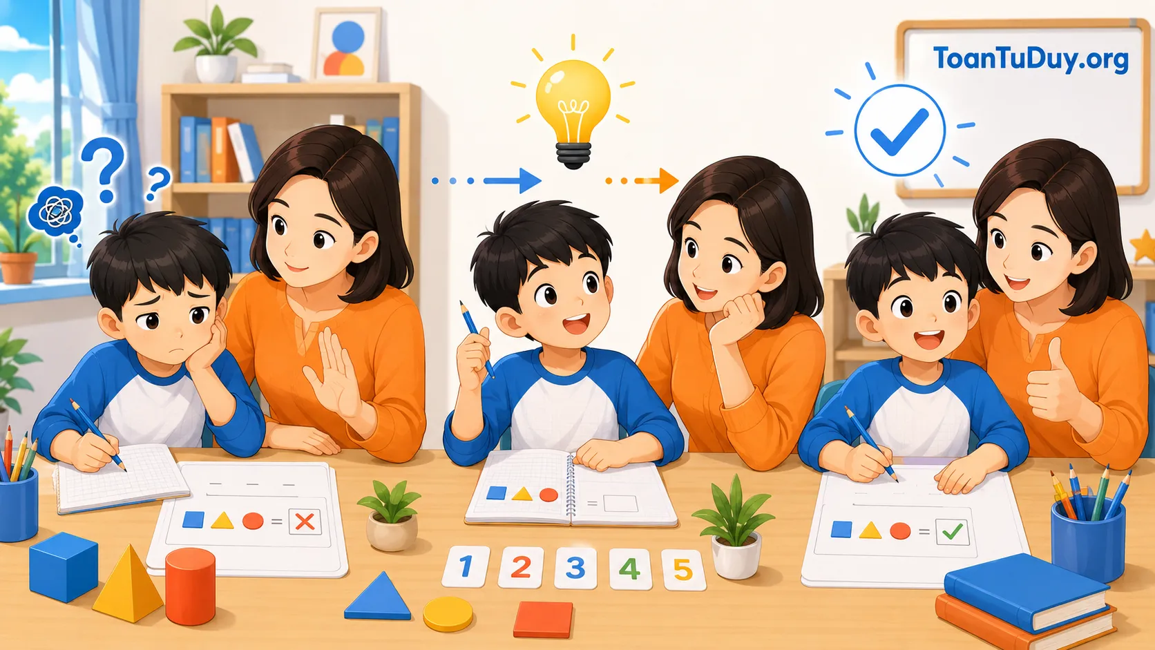 Khi con làm sai bài Toán, phụ huynh nên làm gì để con tiến bộ mà không sợ học?