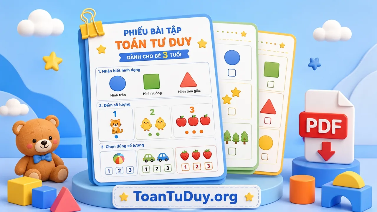 Tài liệu cho bé 3 tuổi