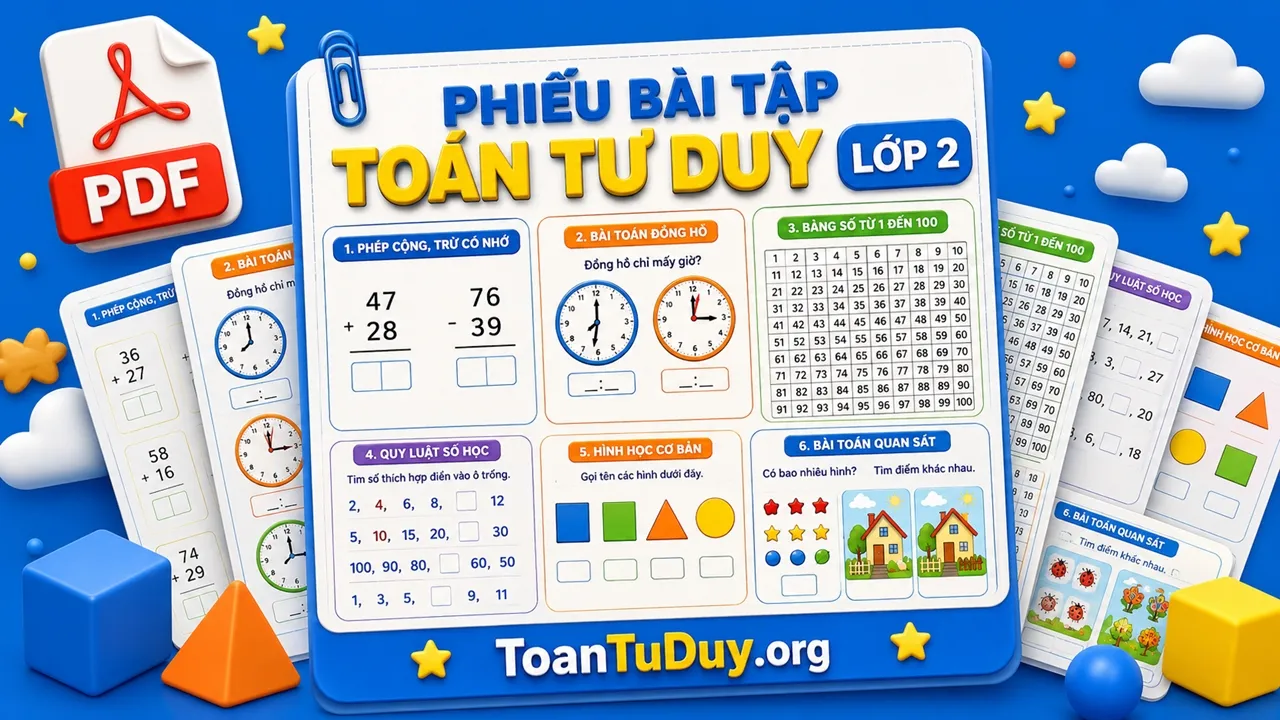 Tài liệu cho học sinh lớp 2