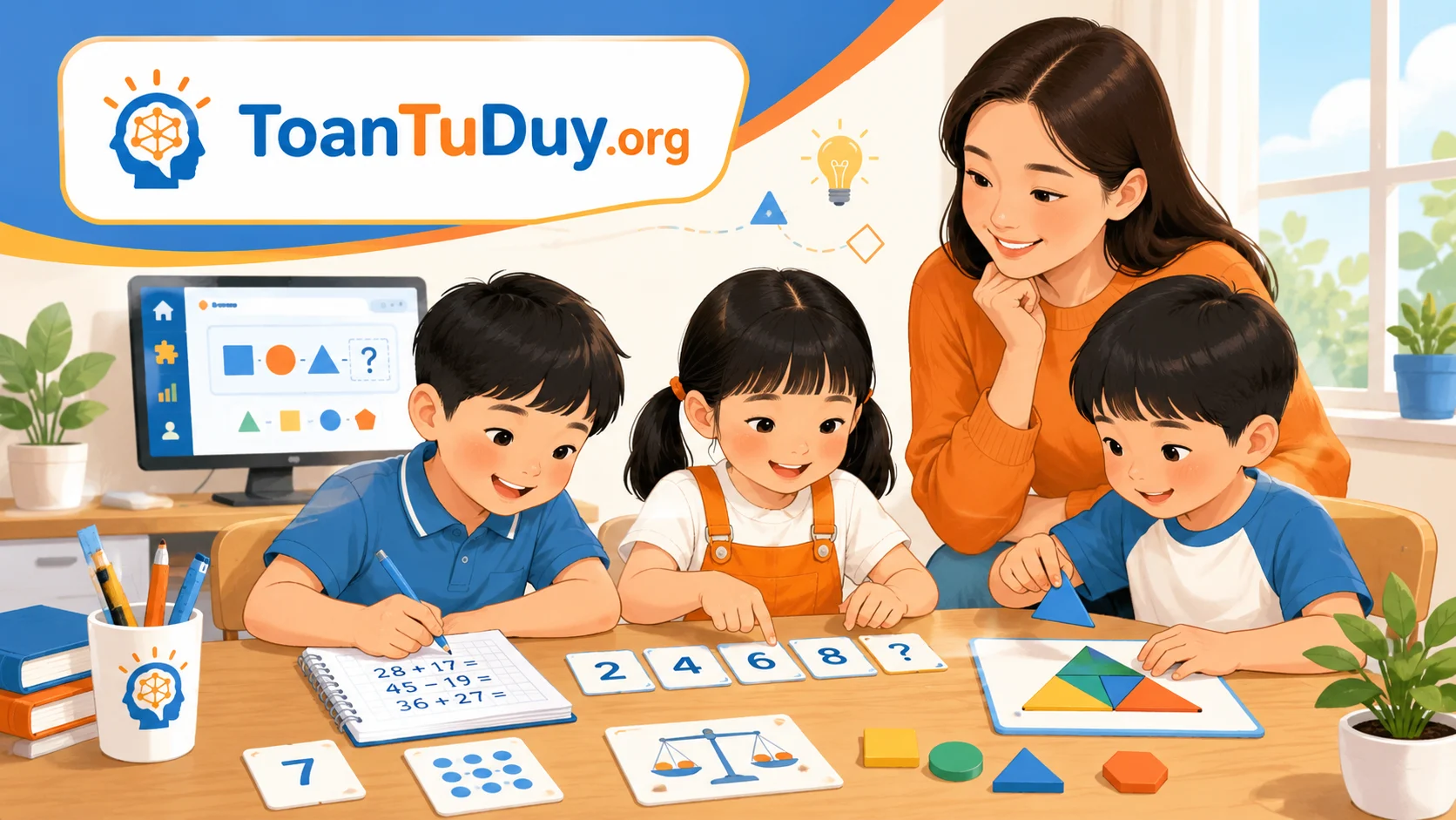 ToanTuDuy.org – Nơi các em tiểu học rèn luyện Toán tư duy mỗi ngày