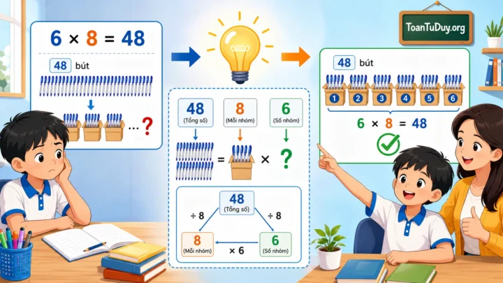 Cách giúp học sinh giải bài Toán lạ: 6 bước không phụ thuộc vào bài mẫu